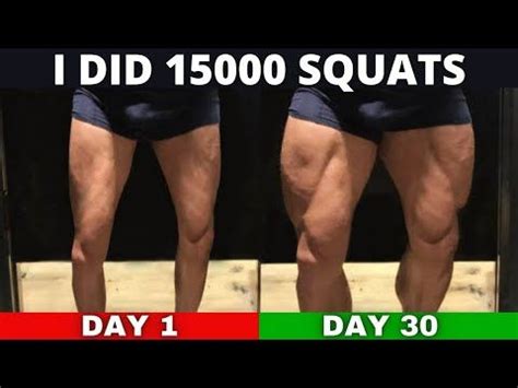 I did 500 Squats EVERY DAY for 30 DAYS.